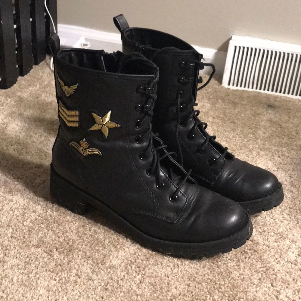 Combat boots!
